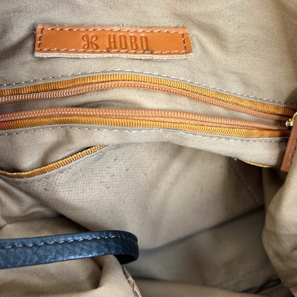 HOBO International Pier Black Suede Leather Crossbody Shoulder Bag Convertible - Picture 10 of 15